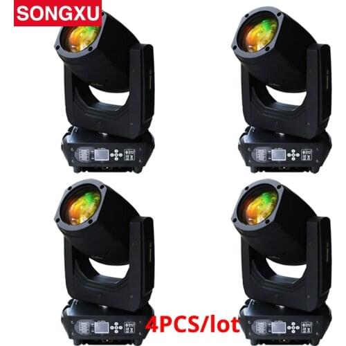 200W LED Lyre Gobo Moving Head Light for Club Dj Stage Lighting Party Disco Wedding Event 4pcs/lot/SX-MH200B