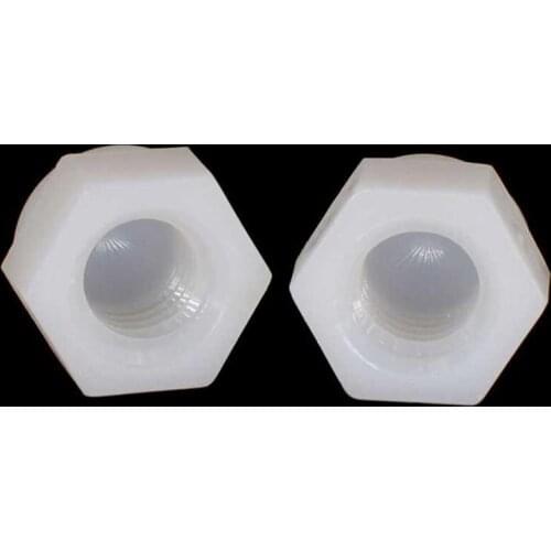5/10/20/50PCS White Plastic Dome Bolt Nut Protection Cap Covers M3 M4 M5 M6 M8 M10 M12