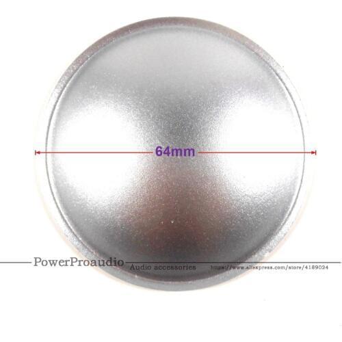 50pcs /Lot 64mm Silver Color LOUDSPEAKER SUBWOOFER / BASS SPEAKER DUST CAP