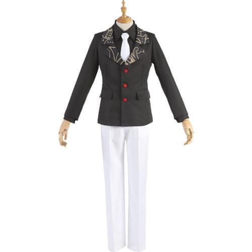 Anime Clothing Demon Slayer Kimetsu no Yaiba Kibutsuji Muzan Suit Black Uniforms For Christmas A