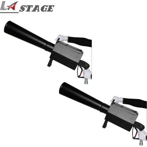 Free Shipping 2pcs/lot Co2 Confetti Blower Gun, Stage Co2 Confetti Cannon, Special Effect Machine Spray Distance 10-12 Meters