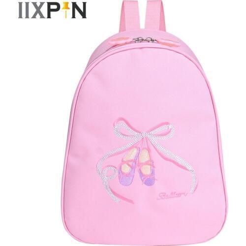 IIXPIN Kids Girls Ballet Dance Bags Backpack Toe Shoes Embroidered Shoulder Bag ballerina gymnastics Bags For Girls Ballet Class