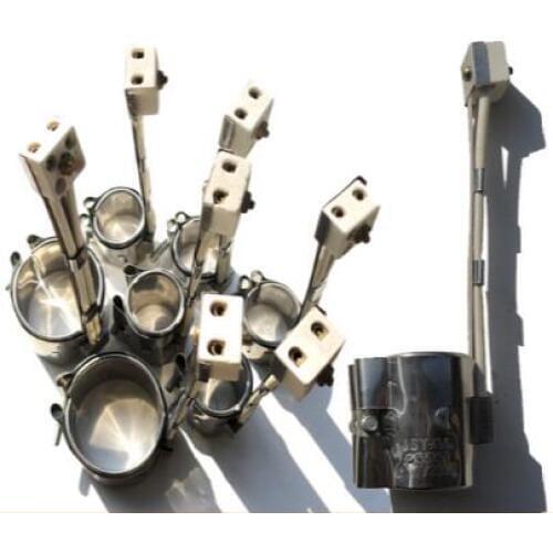 Electric Heating Element 50x50mm/50x55mm/50x60mm/50x70mm Ceramic Band Heaters Stainless Steel 240W/260W/280W/320W Wattage