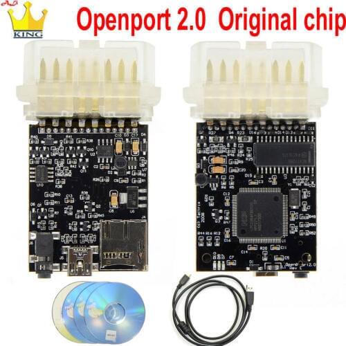 Openport 2.0 J2534 ECU Flash Chip Tuning Interface Tactrix Openport 2.0 Diagnose ECU FLASH Full Software PCB Golden Pin Adapter