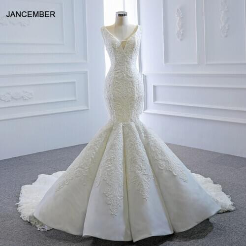 Jancember V-neck Wedding Dresses