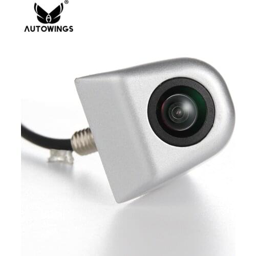 White Black Silver Chrome Color Car Rear View Camera Metal Material Car Reversing Backup Camera with Parking Line Waterproof