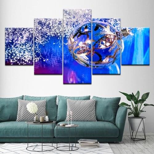 Canvas Painting Art bulb Fresh style 5 Pieces Wall Art Painting Modular Wallpapers Poster Print for living room Home Decor