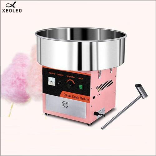 XEOLEO Cotton candy machine1000W Candy Floss machine Sugar floss flower type Cotton Candy machine 220V Sugar Floss Machine