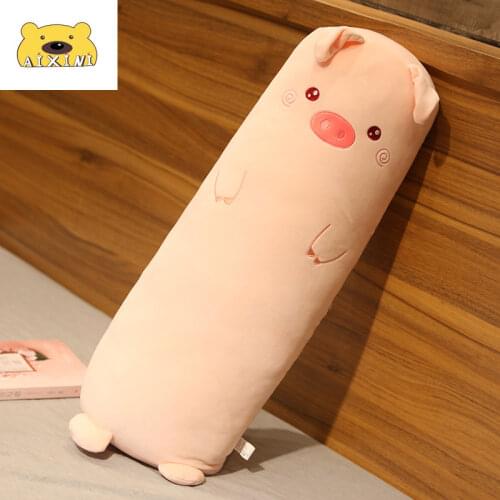 Cute Penguin Dinosaur Duck Husky Plush Toys Pig Bunny Teddy Bear Stuffed Soft Sofa Decor Long Sleep Pillow Doll Kids Girls Gifts