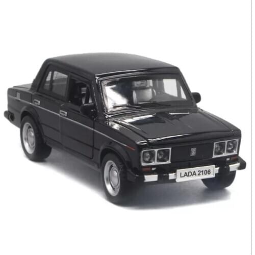 1:32 Russian fugurada car lada alloy model sound light return door model car toy alloy car childrens birthday gift
