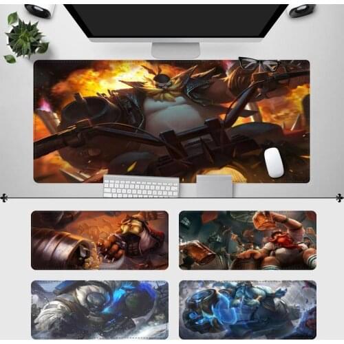 Fashion League of Legends Gragas Mouse Pad PC Laptop Gamer Mousepad Anime Antislip Mat Keyboard Desk Mat For Overwatch/CS GO