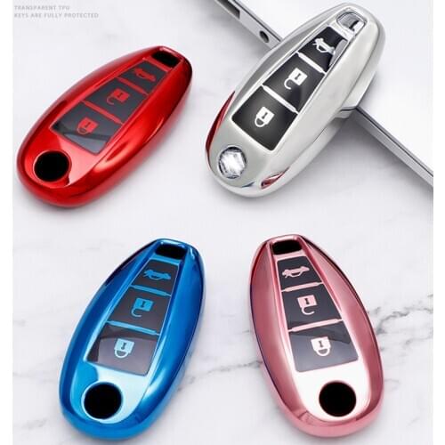 3 Button New Soft TPU Car Smart Key Shell Cover Case For Suzuki Vitara Swift Ignis Kizashi SX4 Baleno Ertiga 2016 2017 2018 2019