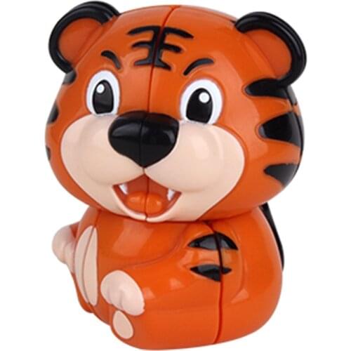 Educational Toy 2x2 Cute Tiger Cube Puzzle Twist Toy Party Favors