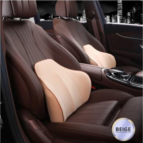 Orthopedic Lumbar Support Pillow Back Cushion with Memory Foam Back Pillow for Back Support and Back Pain Relief For Car Seat