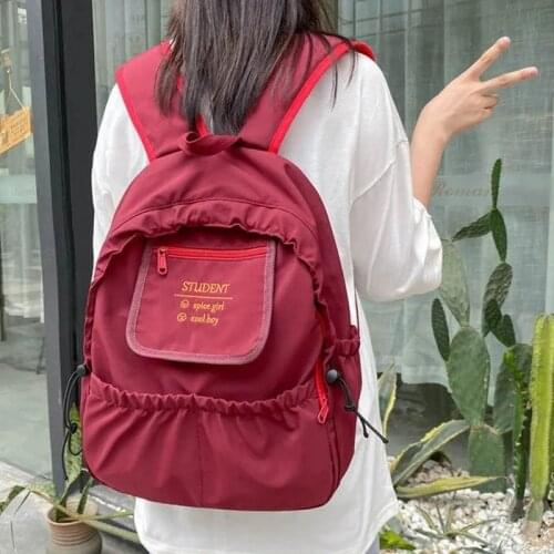 High-Looking Schoolbag Female Junior High School Students Ins Elementary School Students High School College Students Backpack