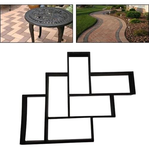 DIY Paving Mold Home Garden Road Concrete Springboard Maker, Plastic