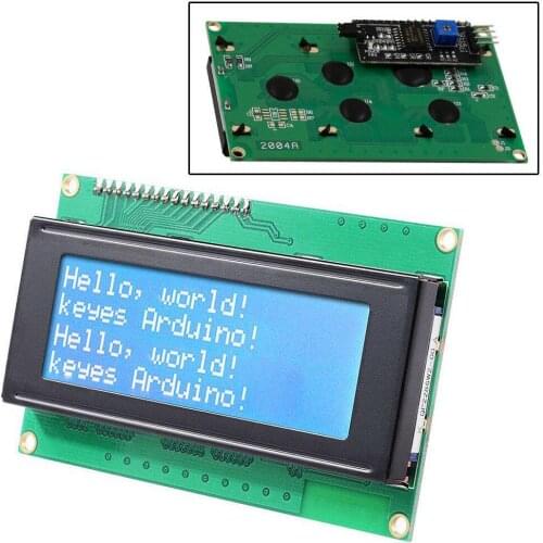 Blue Serial IIC/I2C/TWI 2004 204 20X4 Character LCD Module Display for Arduino