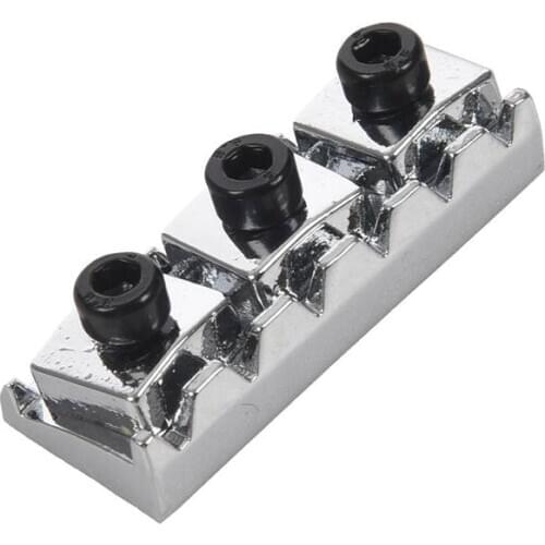 Electric Guitar String Locking Nut For Tremolo Bridge 42.2mm Silver