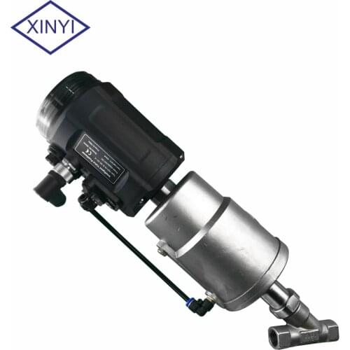 Angle seat Proportional Charging control valve with 1500 Series Intelligent Electropneumatic Valve Positioner