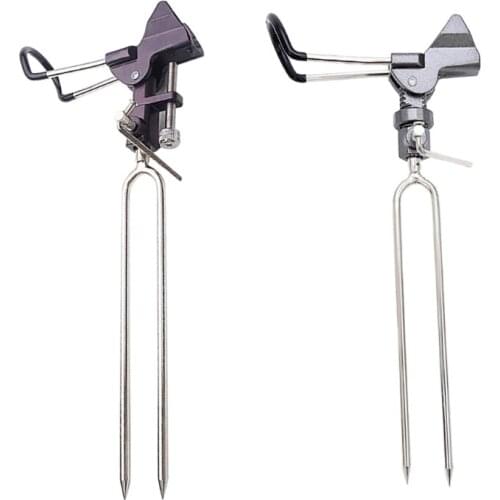 Upgraded Rod Holders for Bank Fishing,Fish Rod Holder Ground, Fishing Rod Rack Stand,Fishing Holder for Beach, 2 Pack