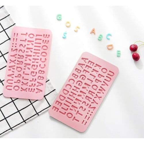 Capital Letters Fondant Silicone Mold Craft Chote Baking Mould Cake Decorating Kitchen Pastry Tool