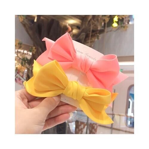 2020 Fashion candy color Three-dimensional Bow Hairpin Top Clip For lovely Girl Jewlery