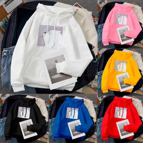 Womens Hoodies Sweatshirts Plus Size Ladies Autumn Winter Casual Long Sleeve Hooded Anime Pullover Sweatshirt Tops hoody