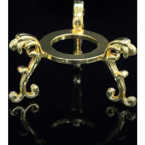 Golden Base Crystal Ball Large Transparent Crystal Ball Lucky Rainbow Photo Crystal Ball Base