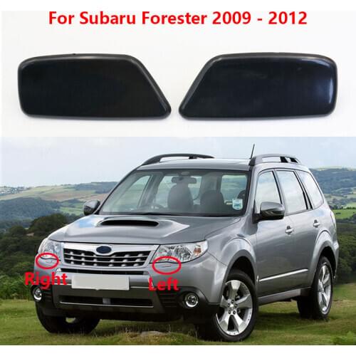1 Pair Front Left+Right Headlight Washer Spray Nozzle Cover For Subaru Forester 2009 2010 2011 2012 OEM 86636SC030 86636SC020