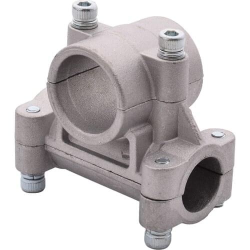 1pc Handle Bracket Clamp For Strimmer Trimmer Brush Cutter 26mm Tube Silver For Outdoor Tools Parts