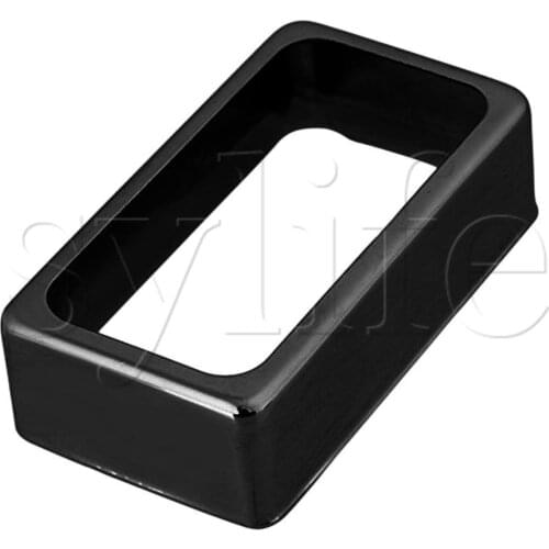 7 x3.7cm Metal Copper-nickel Alloy Lid Open Frame Humbucker Pickups Cover Black
