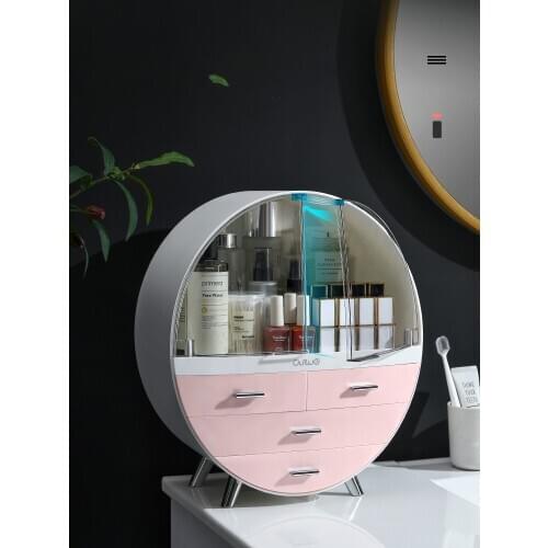 Acrylic Box Dresser Lipstick Skin Care Mask Mask Cosmetics Receiving Box Drawer Organizer Desktop Dust makeup organizer