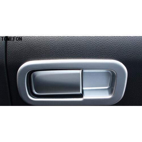 FOR HONDA URV UR-V ABS Chrome Car Glove Storage Box Lock switch Cover Trim Decoration Frame Cover