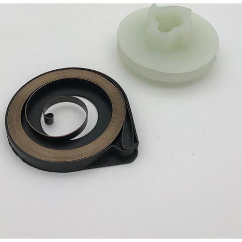 HUNDURE Starter Pulley Recoil Spring Kit For HUSQVARNA 51 55 Chainsaw Replacement Parts 505303735, 501763101