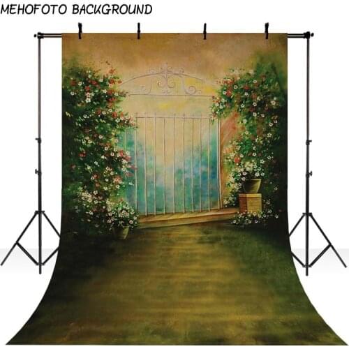 MEHOFOTO Spring Backdrop Cave Sunshine Flower Path Wonderland Background Children Fairy Tale Fund Party Decorations Photo Studio