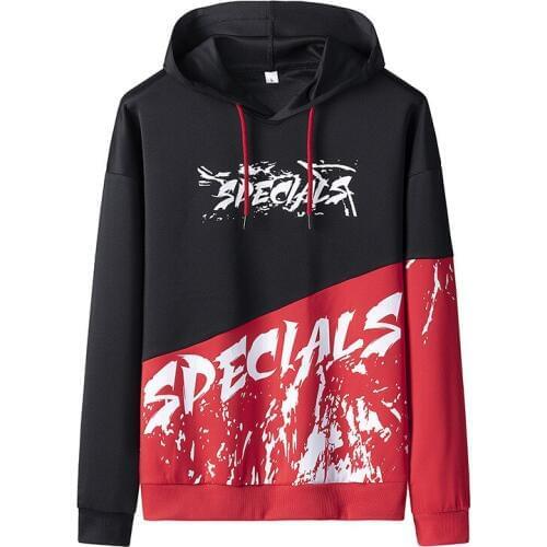 2020 spring and autumn new graffiti hooded mens sweatershirt stitching home travel casual fashion hoodies pullover sweatshirt