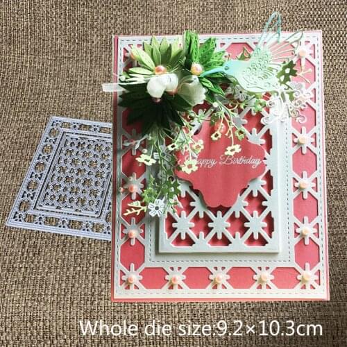 New Design Craft Metal Cutting Dies cut die star frame backgroung Scrapbooking Album DIY Paper Card Craft Embossing Die Cuts