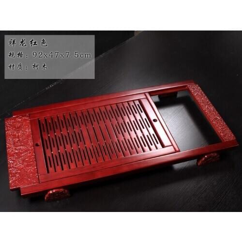 Genuine wood factory direct sales of four in one set of tea quality assurance Xiang Yunxianglong tea set