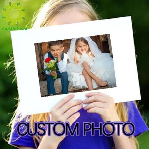 Full Round Daimond Painting 5D DIY Diamond Painting Cross Stitch Kit Real Photo custom Home Decorative Paintings New Arrivals