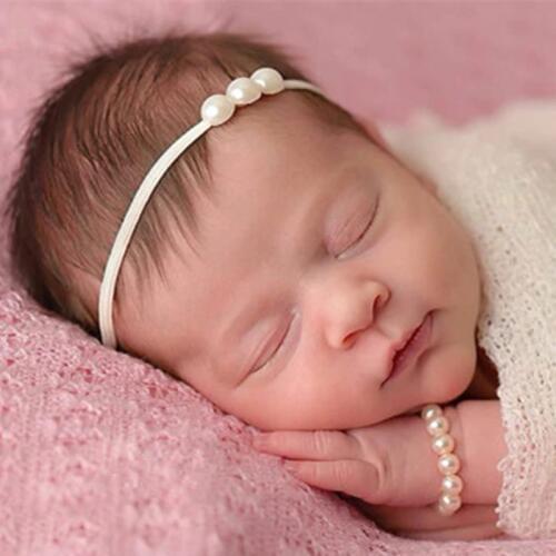 Newborn Headband Photography props Pearl Headband Lovely Kids Girls Hair Band Accessories Photo Props baby girl accessories
