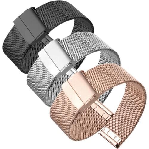 Milanese Metal Wristbands For Huawei Watch GT2 42mm Watch 20mm 22mm Stainless Steel Strap Watchband For Honor Magic Watch 2 42mm