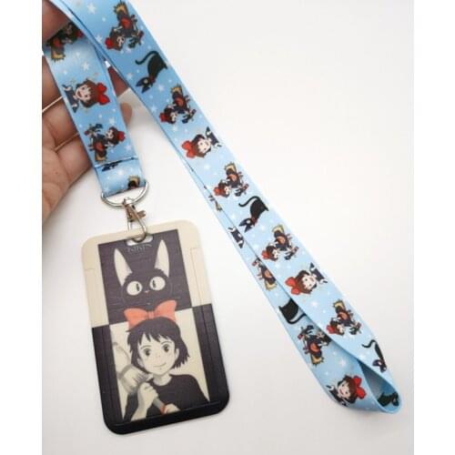 Retail 1 pcs Japanese anime Neck Strap Lanyards Card Holders Bank Neck Strap Card Bus ID Holders Rope Key Chain L302