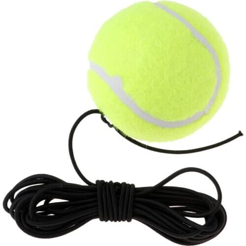 Standard Green Tennis Trainer Ball Indoor Outdoor Training Aid