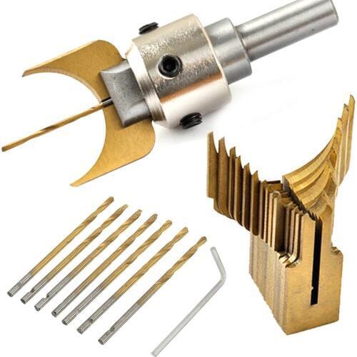 Carbide Ball Bits Blade Woodworking Milling Cutter Molding Tool Buddha Beads Router Bit Drills Set