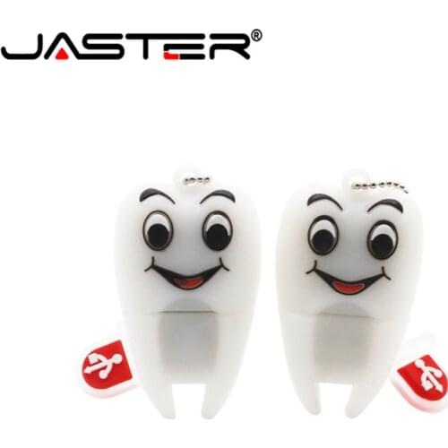 JASTER Pen Drive Gift Teeth Cute Model 8GB/16GB/32GB/64GB Usb Flash Drive, Tooth Flash Memory Stick Pendrive Dentist U Disk