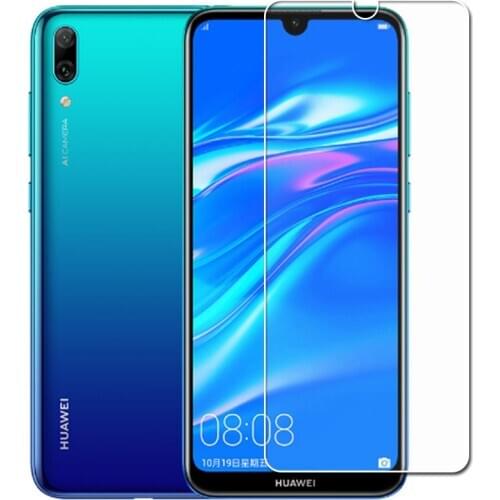 9H HD Tempered Glass For Huawei Y7 (2019) Protective Film ON DUB-LX1 Screen Protector Cover