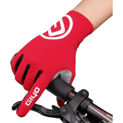 GIYO winter cycling gloves long finger gel touch screen S M L XL XXL MTB bicycle gloves men women riding full fingers road bike