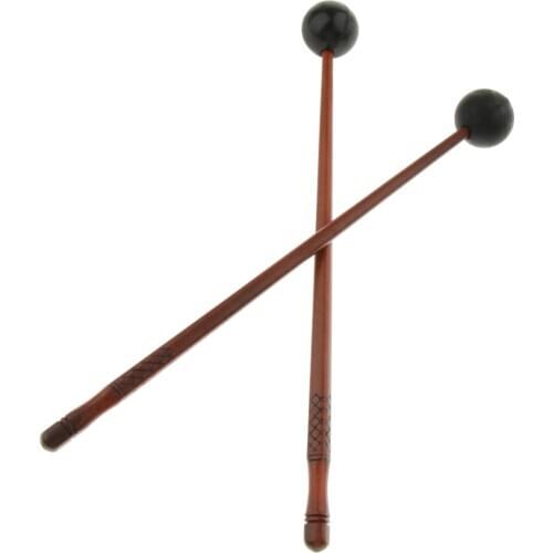 1 Pair Wooden Mallets Drumsticks 235mm/9.25inch for Tongue Drum Handpan Zen Drum