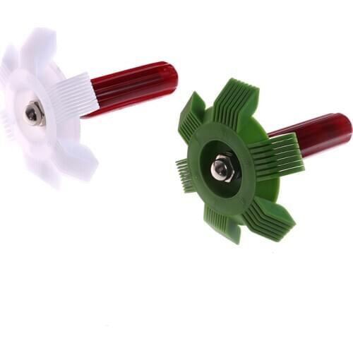 1pc A/C Fin Straightener Oil Cooler Air Conditioner Radiator Condenser Fin Comb With Red Handle For Car Cleaning Cooling Tools