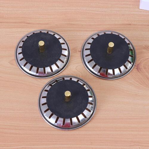 1pc Sewer Circular Floor Drain Pool Leakproof Anti-blocking Drain Double Stainless Steel Leakage Kitchen Plug Sink Floor Wa V7W2